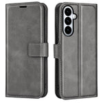 For Samsung Galaxy S26+ Stand Case Anti-Scratch Calf Texture Leather Phone Cover