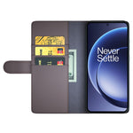 For OnePlus 15 5G Case Genuine Split Leather Phone Cover with Wallet Stand
