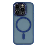 For iPhone 14 Pro Magnetic Case TPU + Acrylic Hybrid Phone Shell