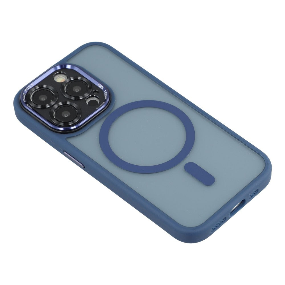 For iPhone 14 Pro Magnetic Case TPU + Acrylic Hybrid Phone Shell