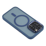 For iPhone 14 Pro Magnetic Case TPU + Acrylic Hybrid Phone Shell
