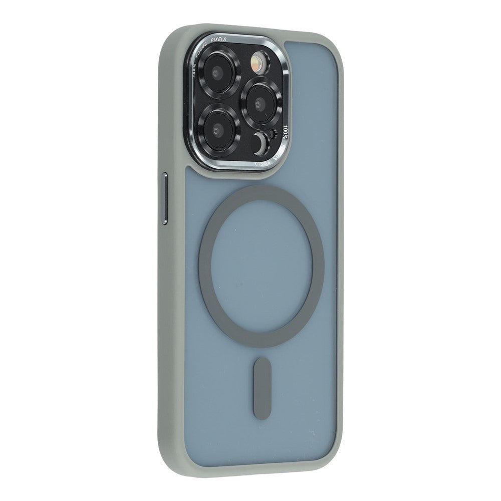 For iPhone 14 Pro Magnetic Case TPU + Acrylic Hybrid Phone Shell