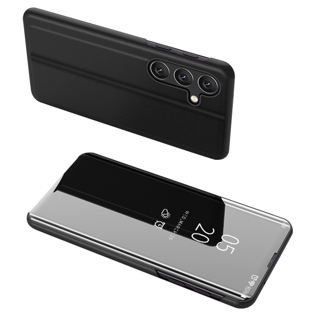 Samsung Galaxy S26+ Flipfodral i Läder med Stativ Heltäckande Skyddande mobilfodral