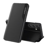 Samsung Galaxy S26 / S26 Pro mobilskal View Window Folio Flip PU Läder Stativfodral
