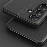 Samsung Galaxy S26 / S26 Pro mobilskal View Window Folio Flip PU Läder Stativfodral