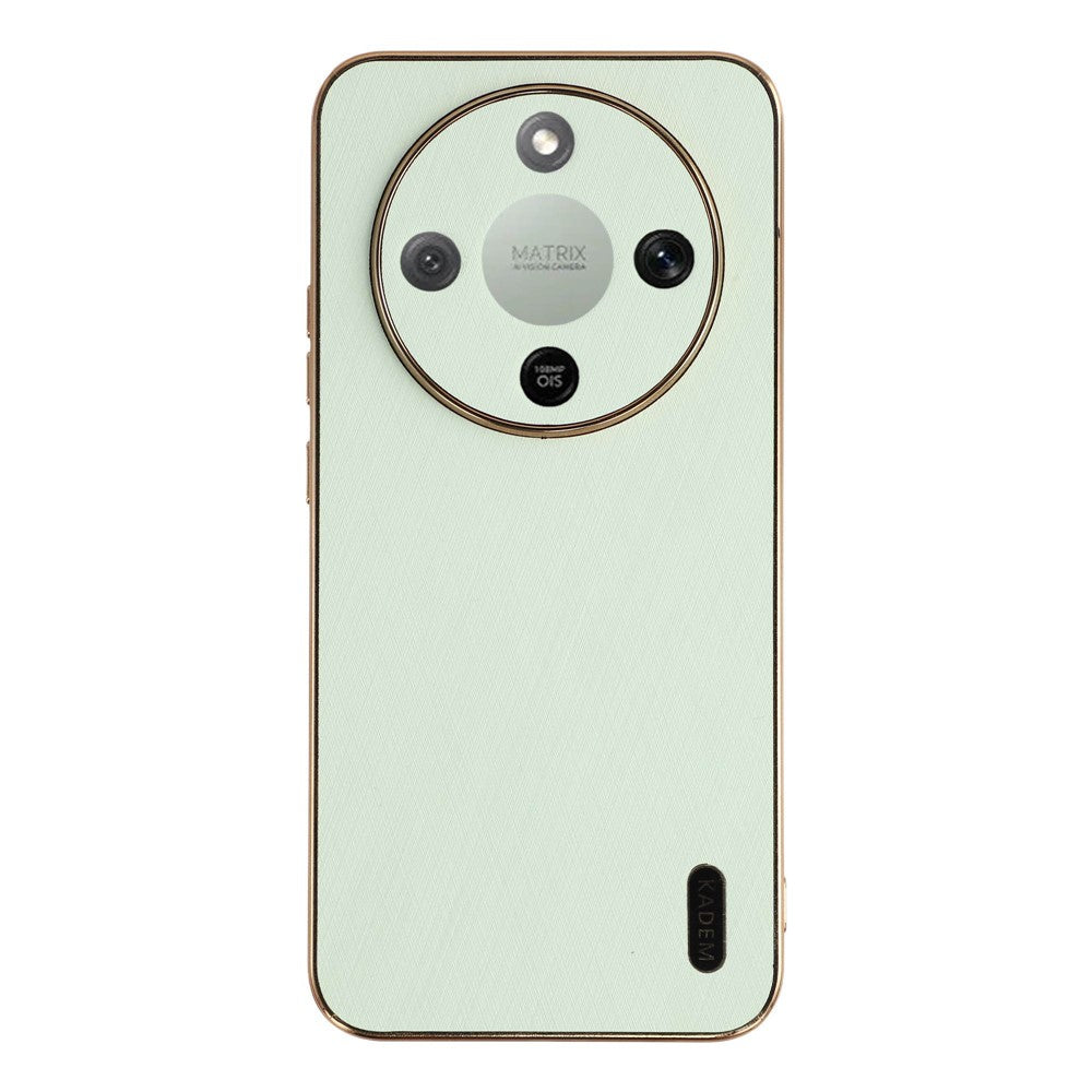 KADEM Phone Case For Honor Magic8 Lite 5G  /  X9d 5G  /  X70 5G Electroplating Silk Texture PU + TPU Phone Back Cover
