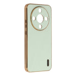 KADEM Phone Case For Honor Magic8 Lite 5G  /  X9d 5G  /  X70 5G Electroplating Silk Texture PU + TPU Phone Back Cover