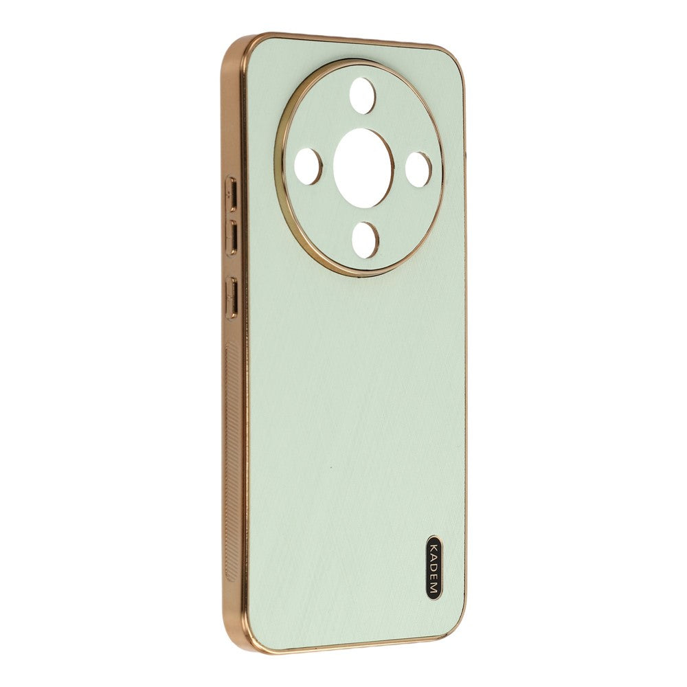 KADEM Phone Case For Honor Magic8 Lite 5G  /  X9d 5G  /  X70 5G Electroplating Silk Texture PU + TPU Phone Back Cover