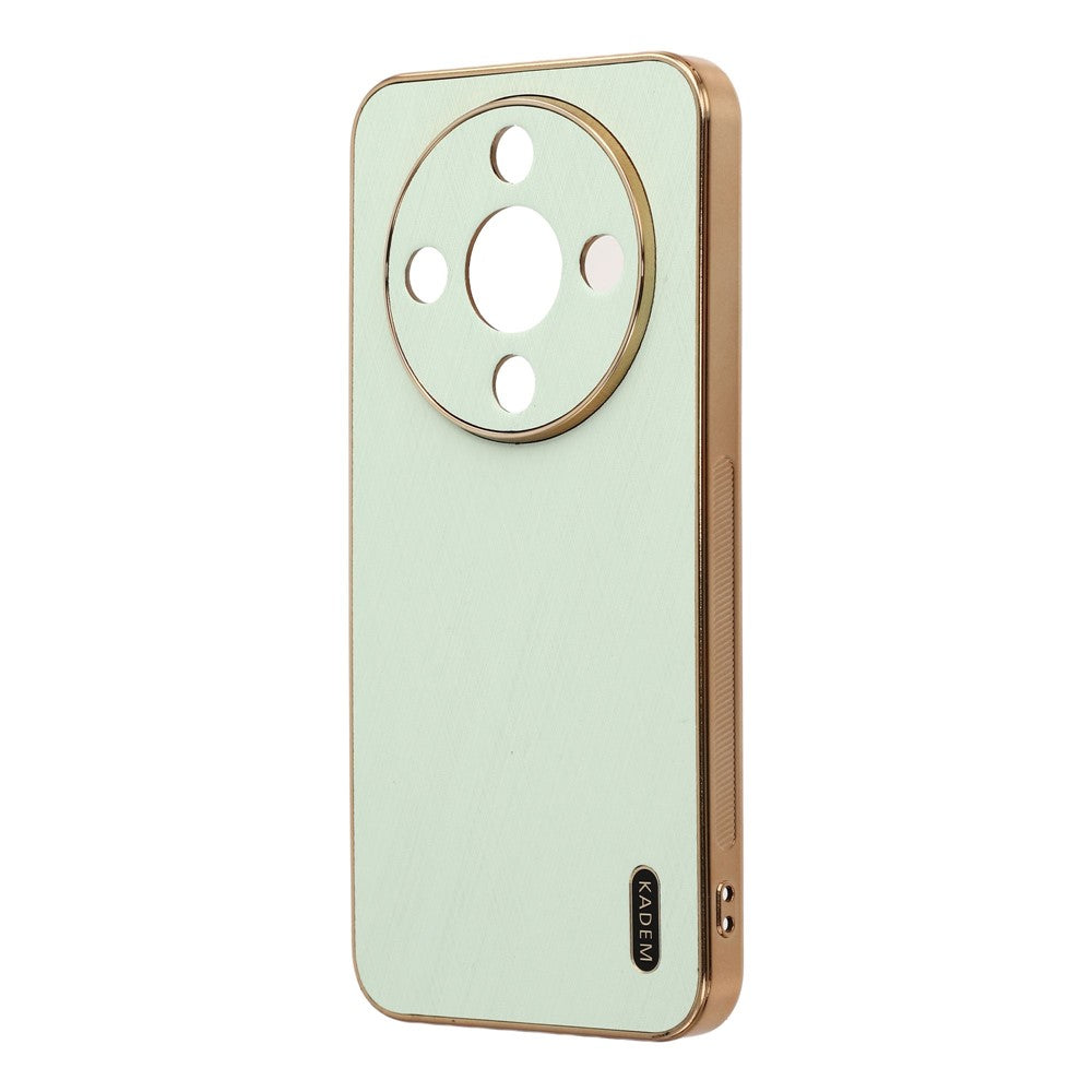 KADEM Phone Case For Honor Magic8 Lite 5G  /  X9d 5G  /  X70 5G Electroplating Silk Texture PU + TPU Phone Back Cover