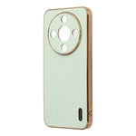 KADEM Phone Case For Honor Magic8 Lite 5G  /  X9d 5G  /  X70 5G Electroplating Silk Texture PU + TPU Phone Back Cover