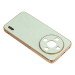 KADEM Phone Case For Honor Magic8 Lite 5G  /  X9d 5G  /  X70 5G Electroplating Silk Texture PU + TPU Phone Back Cover