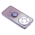 KADEM Phone Case For Honor Magic8 Lite 5G  /  X9d 5G  /  X70 5G Ring Kickstand TPU Flowers Phone Cover Gradient Glitter