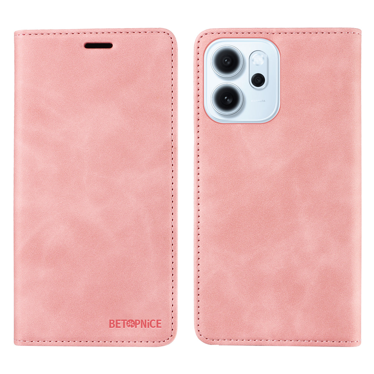 BETOPNICE For Oppo Reno15 F 5G Case  Magnetic Closure RFID Blocking Wallet Stand Leather Phone Cover