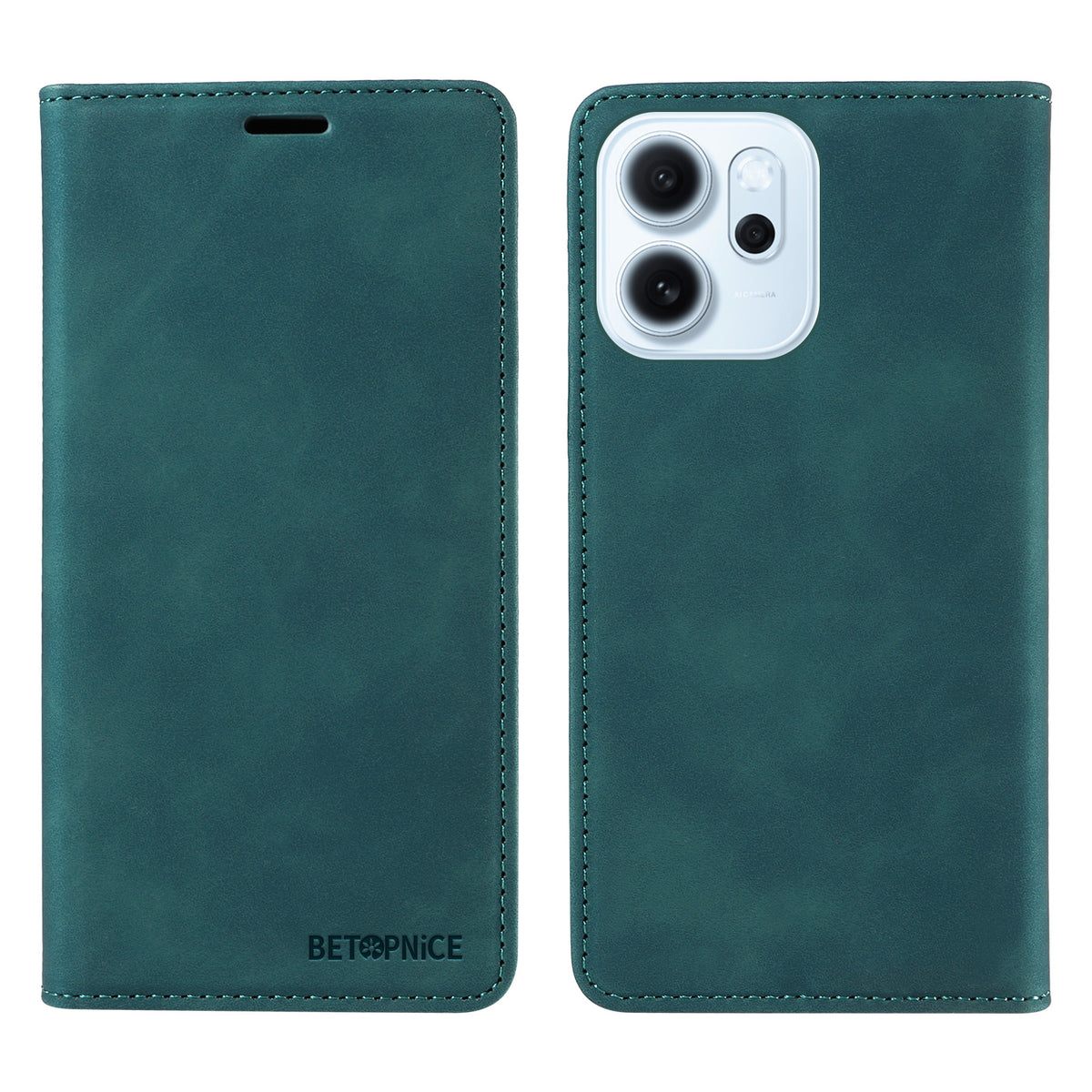 BETOPNICE For Oppo Reno15 F 5G Case  Magnetic Closure RFID Blocking Wallet Stand Leather Phone Cover