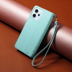 For Oppo Reno15 F 5G Case RFID Blocking Imprinted Dog Pattern PU Leather Phone Cover with Wrist Strap