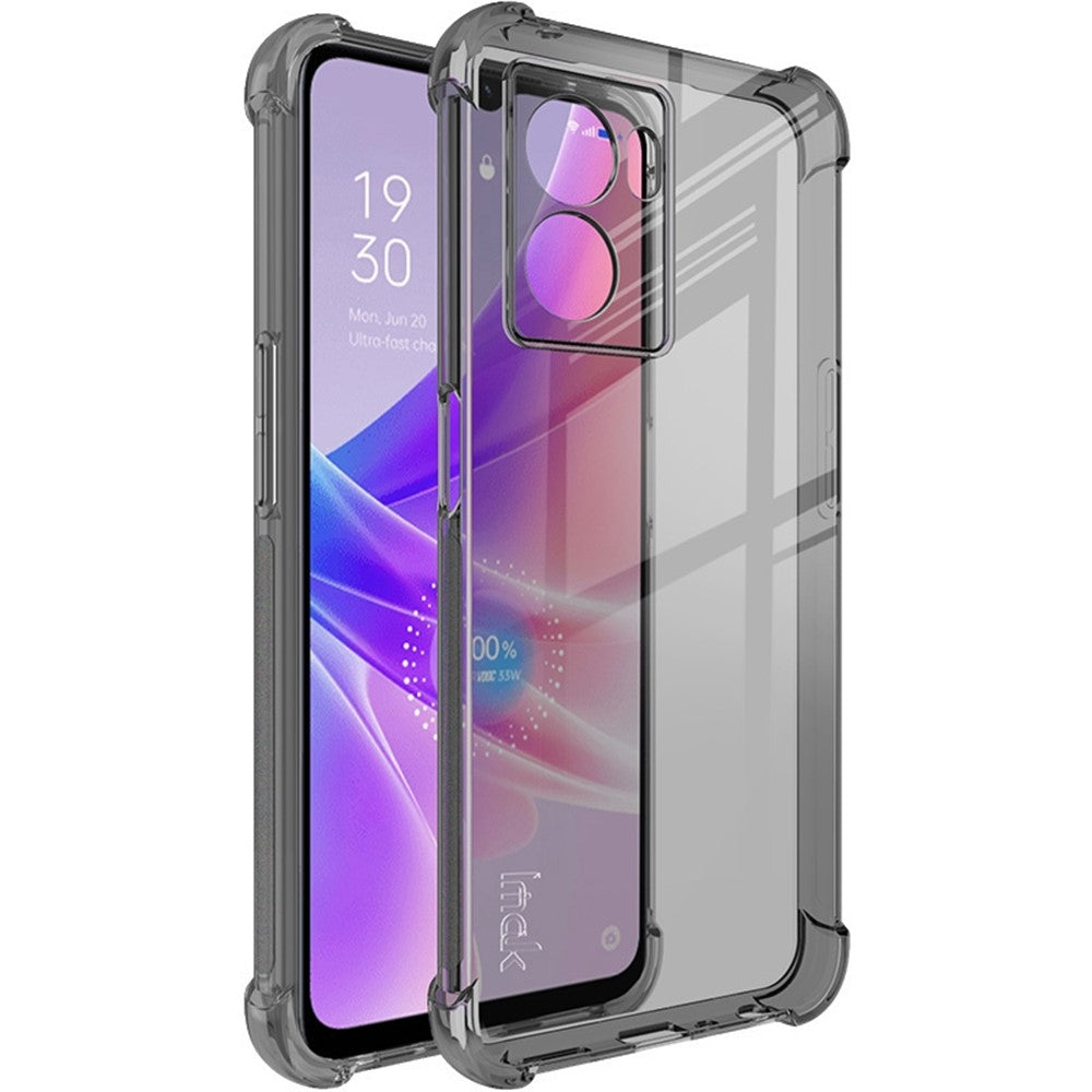 IMAK For Oppo K10 5G / A77 5G / A57 (2022) 5G Soft TPU Clear Phone Case Four Shockproof Corner Bumper Protective Cover