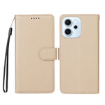 For Oppo Reno15 F 5G Case RFID Blocking 3 Card Slots PU Leather Phone Cover with Wrist Strap