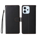 For Oppo Reno15 F 5G Case RFID Blocking 3 Card Slots PU Leather Phone Cover with Wrist Strap