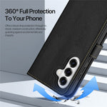 DUX DUCIS For Samsung Galaxy S26 Case Lawa Series Detachable Magnetic Cowhide Leather Cover Zipper Wallet