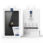 DUX DUCIS For Samsung Galaxy S26 Case Lawa Series Detachable Magnetic Cowhide Leather Cover Zipper Wallet