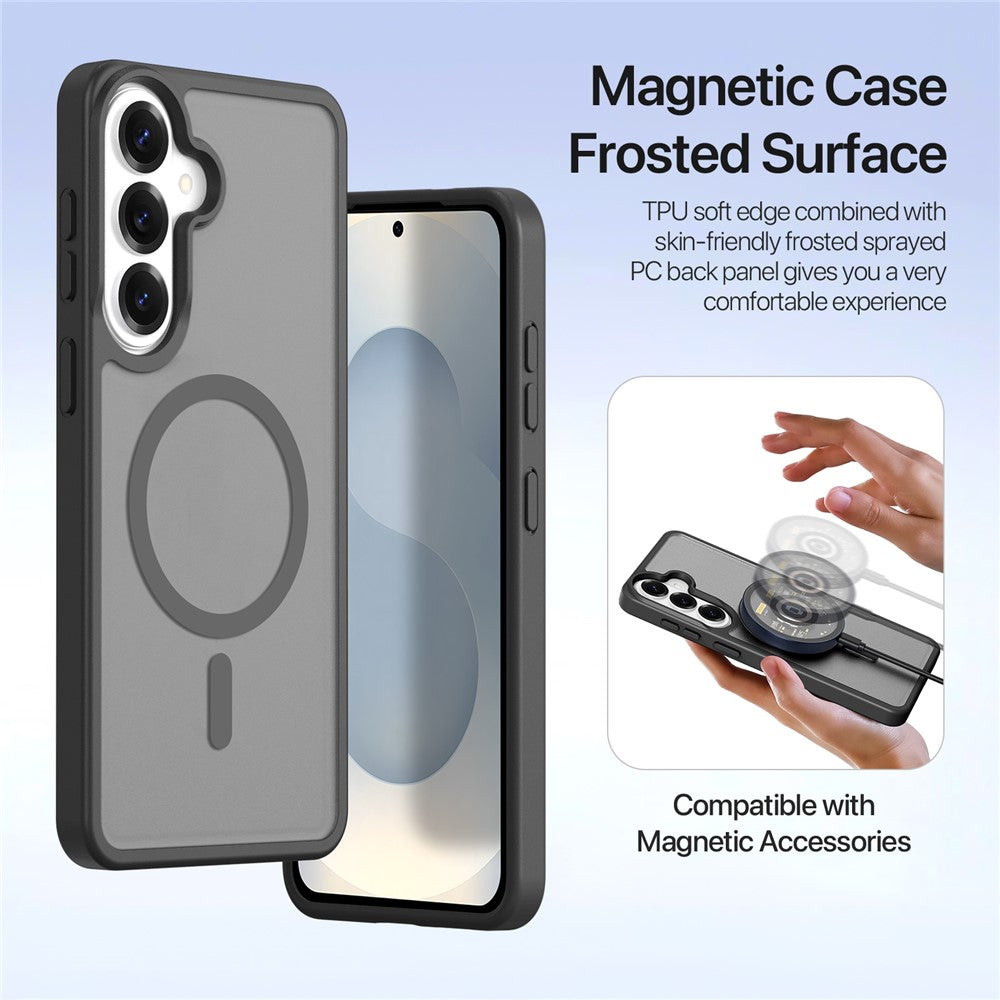 DUX DUCIS For Samsung Galaxy S26+ Case Lawa Series Detachable Magnetic Cowhide Leather Cover Zipper Wallet