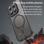 WANLONFENG For Xiaomi 17 Magnetic Case with Screen Film  FD Series Skin Touch TPU + PC Phone Back Cover