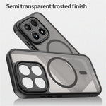 WANLONFENG For Xiaomi 17 Magnetic Case with Screen Film  FD Series Skin Touch TPU + PC Phone Back Cover