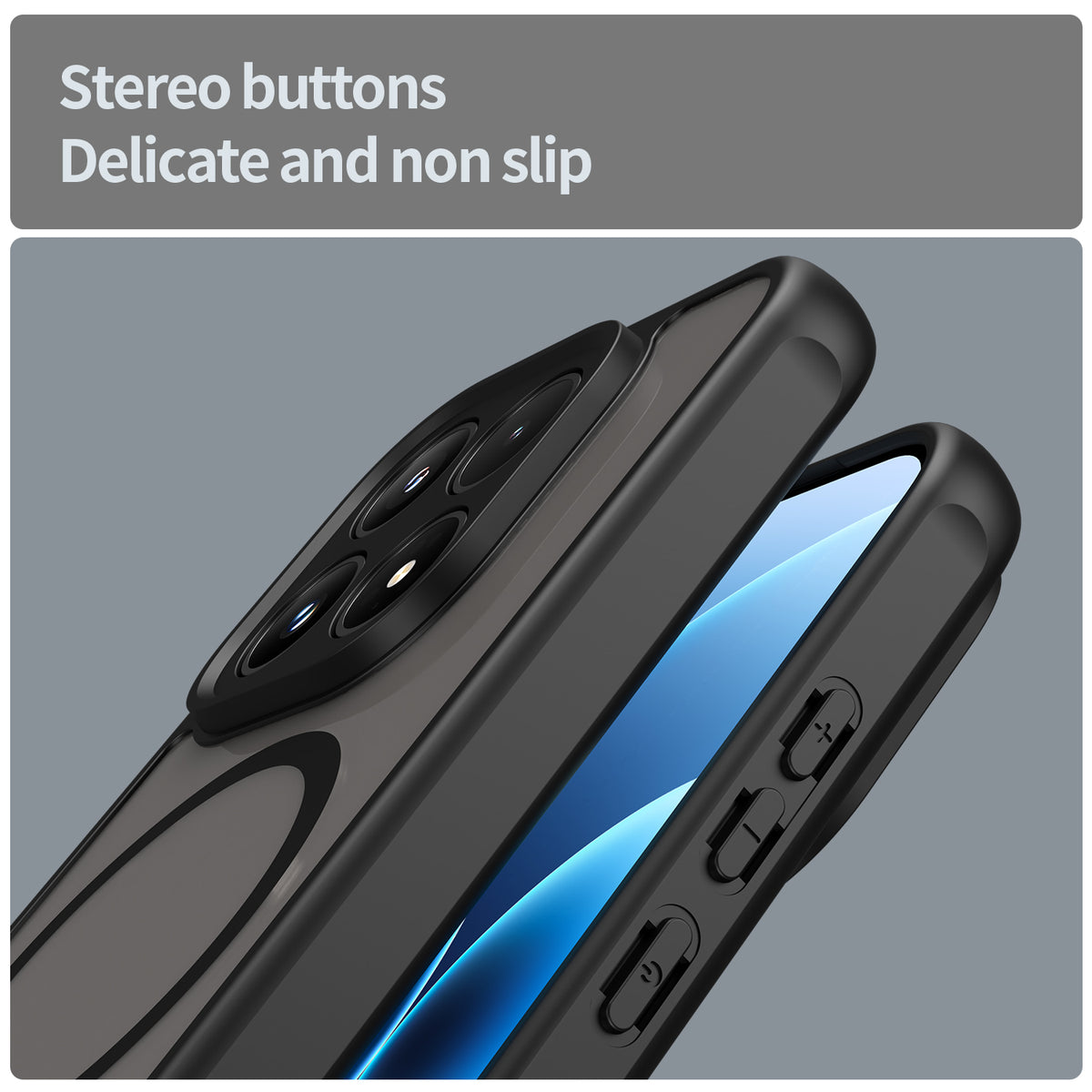 WANLONFENG For Xiaomi 17 Magnetic Case with Screen Film  FD Series Skin Touch TPU + PC Phone Back Cover