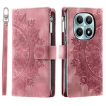 Xiaomi Redmi Note 15 4G (Global) Plånboksfodral Mandala Blommönster PU-läder mobilskal med Handledsrem