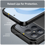 WANLONFENG For Xiaomi Redmi K90 Pro Max 5G / Xiaomi Poco F8 Ultra Case with Screen Film  LS Series Big Lens Hole Brushed Texture TPU Phone Cover