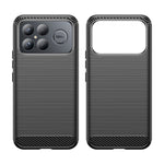 WANLONFENG For Xiaomi Redmi K90 Pro Max 5G / Xiaomi Poco F8 Ultra Case with Screen Film  LS Series Big Lens Hole Brushed Texture TPU Phone Cover