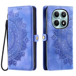 Xiaomi Redmi Note 15 4G (Global)-cover, læderetui med totemprægning og håndrem