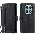 For Xiaomi Redmi Note 15 4G (Global) Case 9 Card Slots Zipper Wallet PU Leather Phone Cover with Wrist Strap
