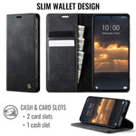 CASEME För Xiaomi Redmi Note 15 Pro 4G (Global) Skal 033 Serien RFID-blockerande Plånboksfodral i Läder med Kalvstruktur