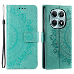 For Xiaomi Redmi Note 15 4G (Global) Stand Case Imprinted Totem PU Leather Wallet Phone Cover with Wrist Strap