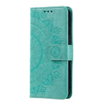 Xiaomi Redmi Note 15 4G (Global) Stativfodral Präglat Totem PU-läder Plånboksfodral med Handledsrem