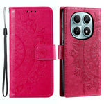 Xiaomi Redmi Note 15 4G (Global) Stativfodral Präglat Totem PU-läder Plånboksfodral med Handledsrem