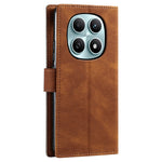 For Xiaomi Redmi Note 15 4G (Global) Leather Case Splicing Stitching Wallet Phone Cover with Wrist Strap