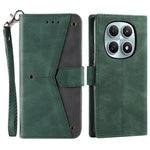 For Xiaomi Redmi Note 15 4G (Global) Leather Case Splicing Stitching Wallet Phone Cover with Wrist Strap