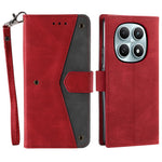 For Xiaomi Redmi Note 15 4G (Global) Leather Case Splicing Stitching Wallet Phone Cover with Wrist Strap