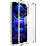 IMAK För Xiaomi Redmi Note 12 Pro 5G Fyra Hörn Airbag Stötsäkert mobilskal Mjukt TPU-Skydd
