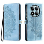 For Xiaomi Redmi Note 15 Pro 4G (Global) Case Skin Feel Totem Imprinted Wallet Leather Phone Cover with Hand Strap