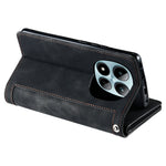 For Xiaomi Redmi Note 15 Pro 4G (Global) Case 9 Card Slots Zipper Wallet PU Leather Phone Cover with Wrist Strap