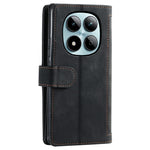For Xiaomi Redmi Note 15 Pro 4G (Global) Case 9 Card Slots Zipper Wallet PU Leather Phone Cover with Wrist Strap