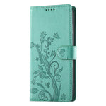 Wallet Case for Honor X5c Plus 4G  /  X5c 4G  /  Play10A 4G Butterfly Floral Imprint PU Leather Phone Cover with Wrist Strap