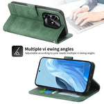 DIERFENG DF-03 Leather Case For Honor X5c Plus 4G  /  X5c 4G  /  Play10A 4G Lines Imprint Wallet Phone Cover with Wrist Strap