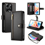 Leather Case For Honor X5c Plus 4G / X5c 4G / Play10A 4G Zipper Pocket Wallet Phone Cover with Straps