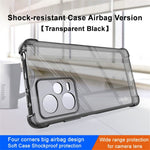 IMAK För Xiaomi Redmi Note 12 Pro+ 5G / Note 12 Explorer 5G / Note 12 Trendy Edition Stötsäkert Airbag Förstärkta Hörn TPU-skal Transparent mobilskydd