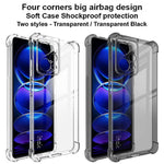 IMAK För Xiaomi Redmi Note 12 Pro+ 5G / Note 12 Explorer 5G / Note 12 Trendy Edition Stötsäkert Airbag Förstärkta Hörn TPU-skal Transparent mobilskydd