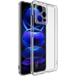 IMAK UX-5-serien för Xiaomi Redmi Note 12 Pro+ 5G / Note 12 Explorer 5G / Note 12 Trendig utgåva Transparent TPU-mobilskal Fallskyddande skyddsskal